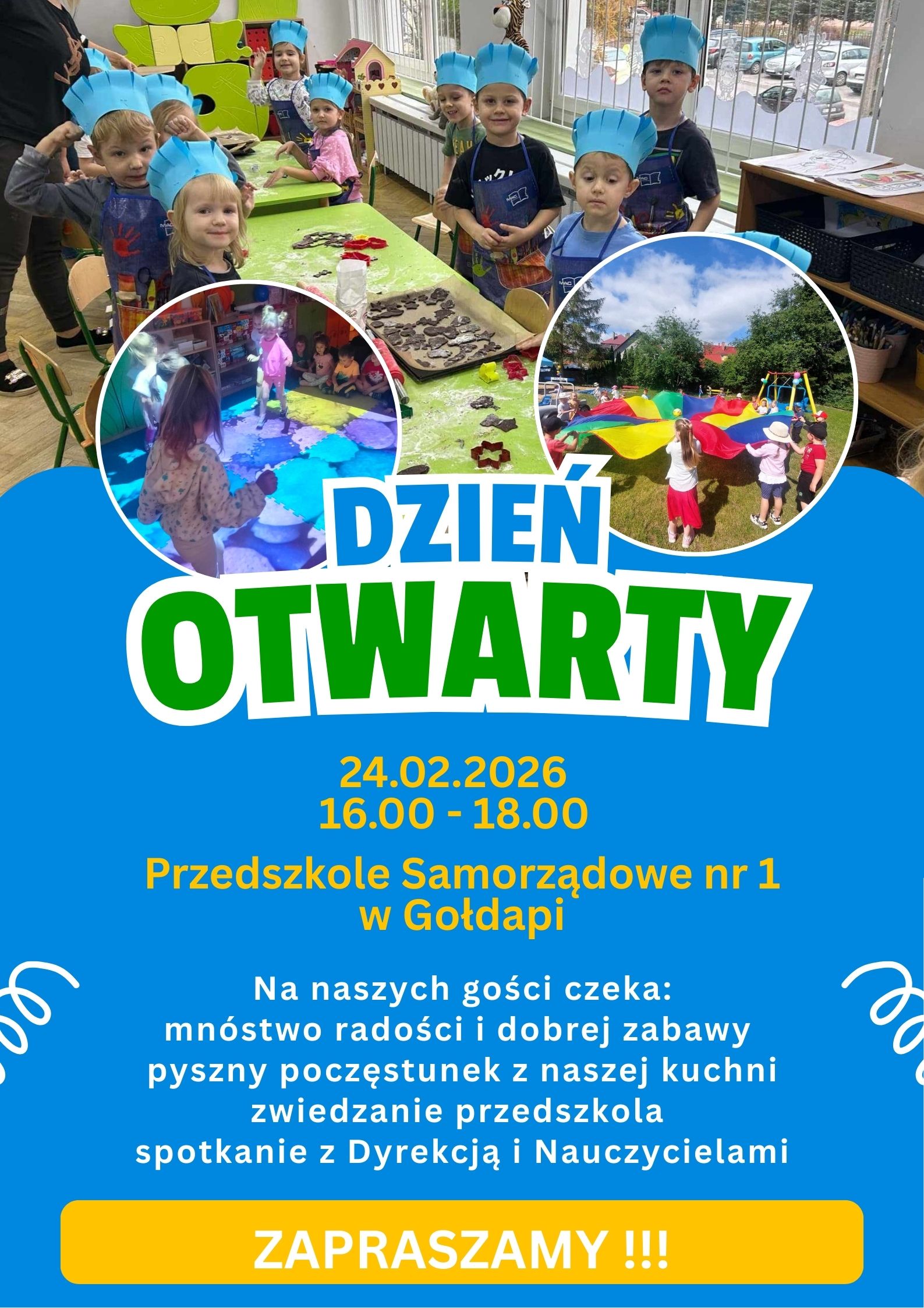 DZIEŃ OTWARTY W PRZEDSZKOLU