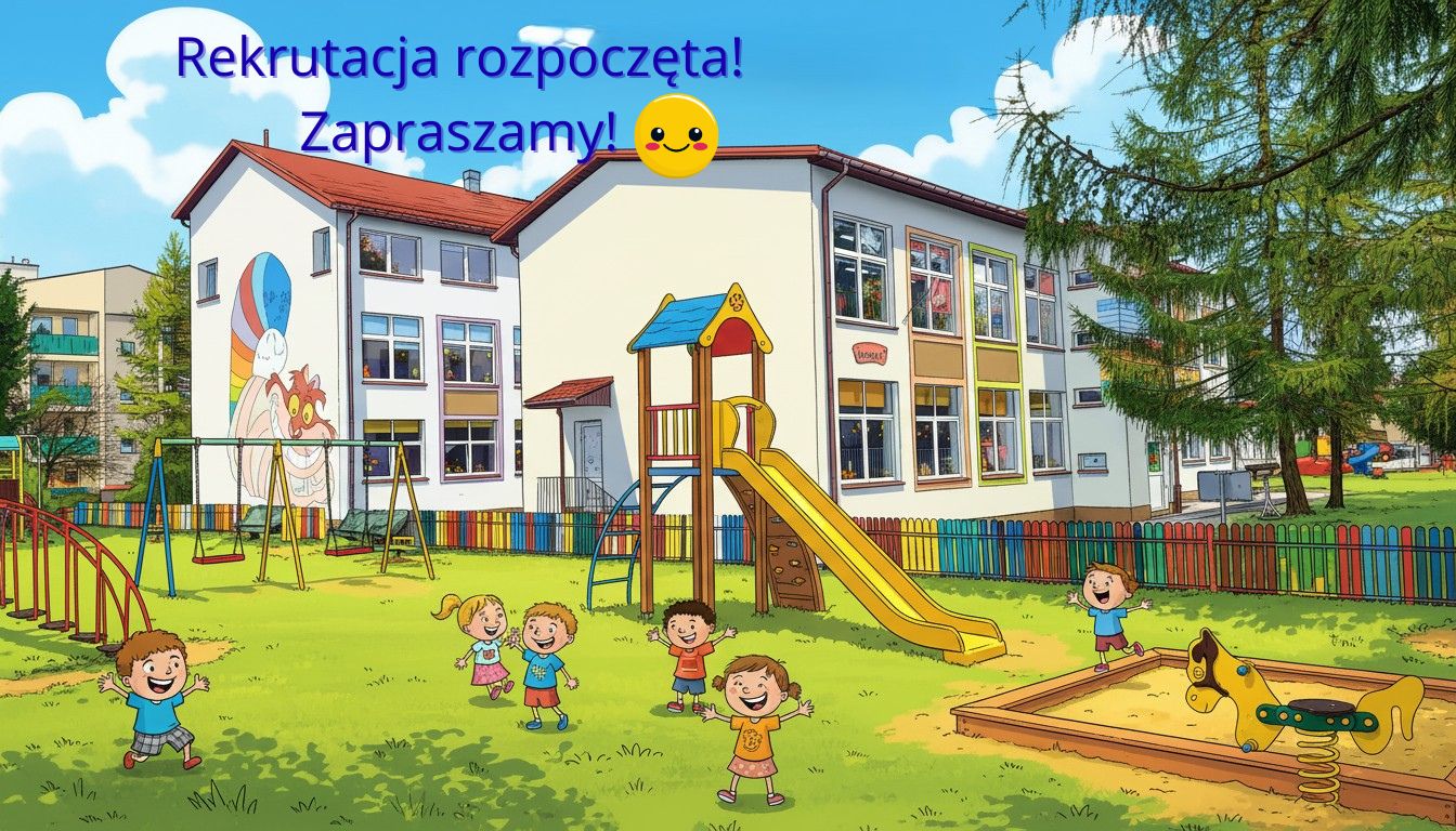 ROZPOCZĘLIŚMY REKRUTACJĘ DO NASZEGO PRZEDSZKOLA.